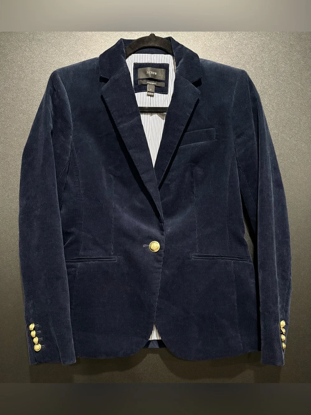 J Crew Campbell Corduroy Blazer
